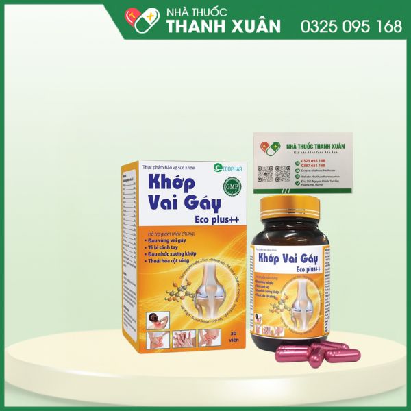 Khớp vai gáy Eco Plus ++ hỗ trợ mạnh gân cốt, giảm phong thấp, giảm đau nhức vai gáy